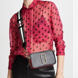 MARC JACOBS the snapshot‎ camera bag red/black NWT in packaging